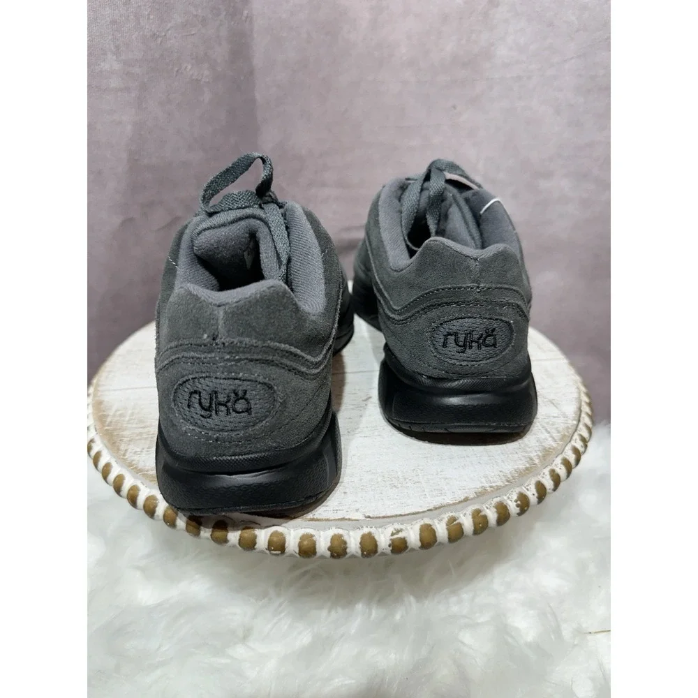 Ryka Catalyst 3 Sneakers Womens Sz 8W Suede/Leather Running Gray New‎ No Tags
